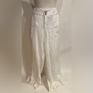 White linen pants LAST CHANCE